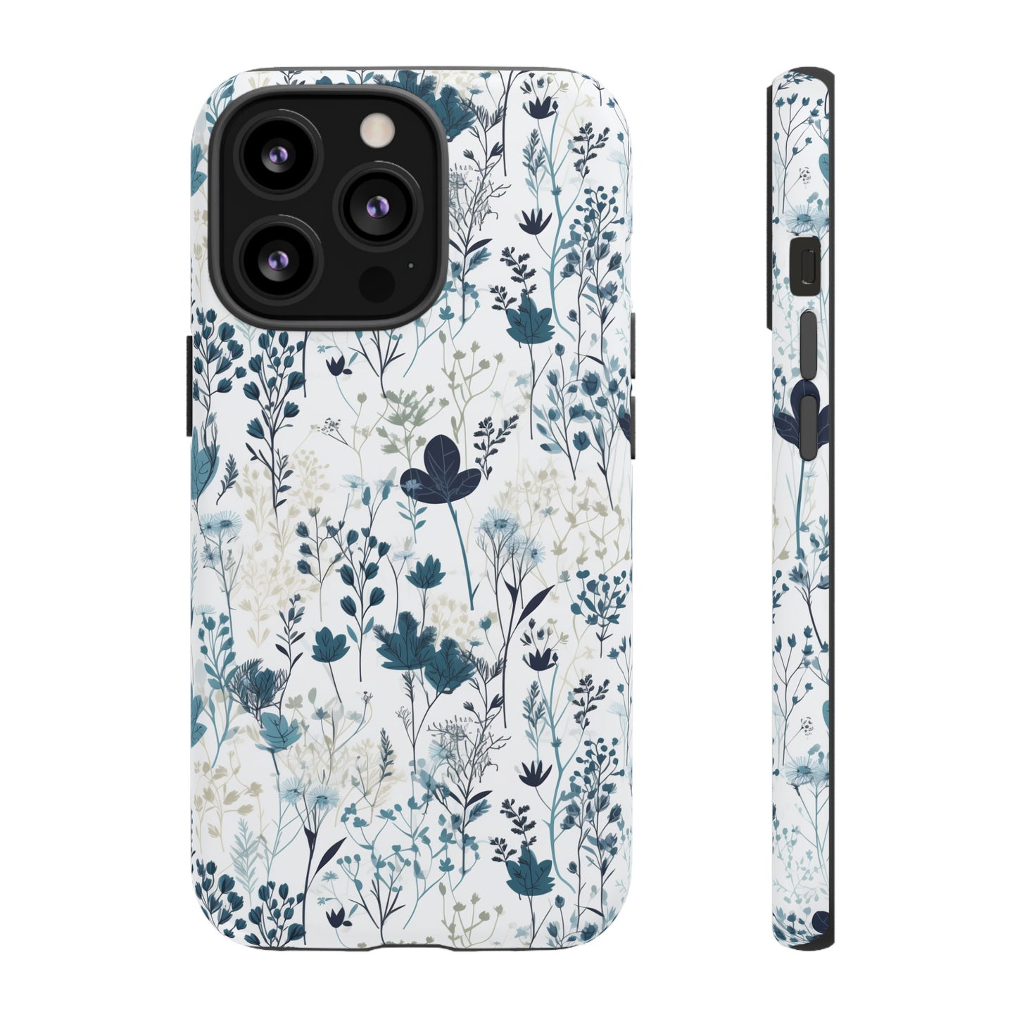 Serene Blue Wildflower - Phone Case