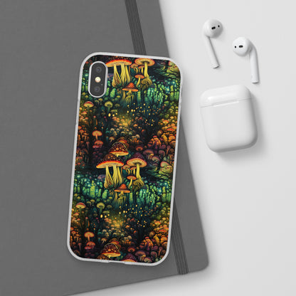 Neon Hallucinations: An Illumulated Autumn Spectacle - Flexible Phone Case