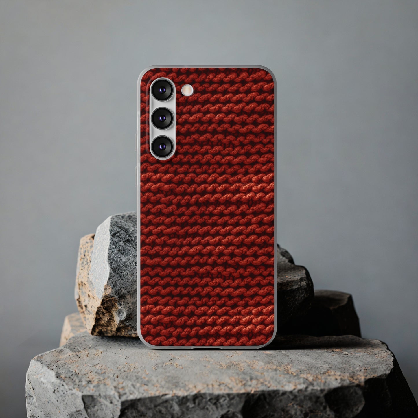 Autumn Yarn Chronicles - Warmth and Tradition in a Flexible Phone Case