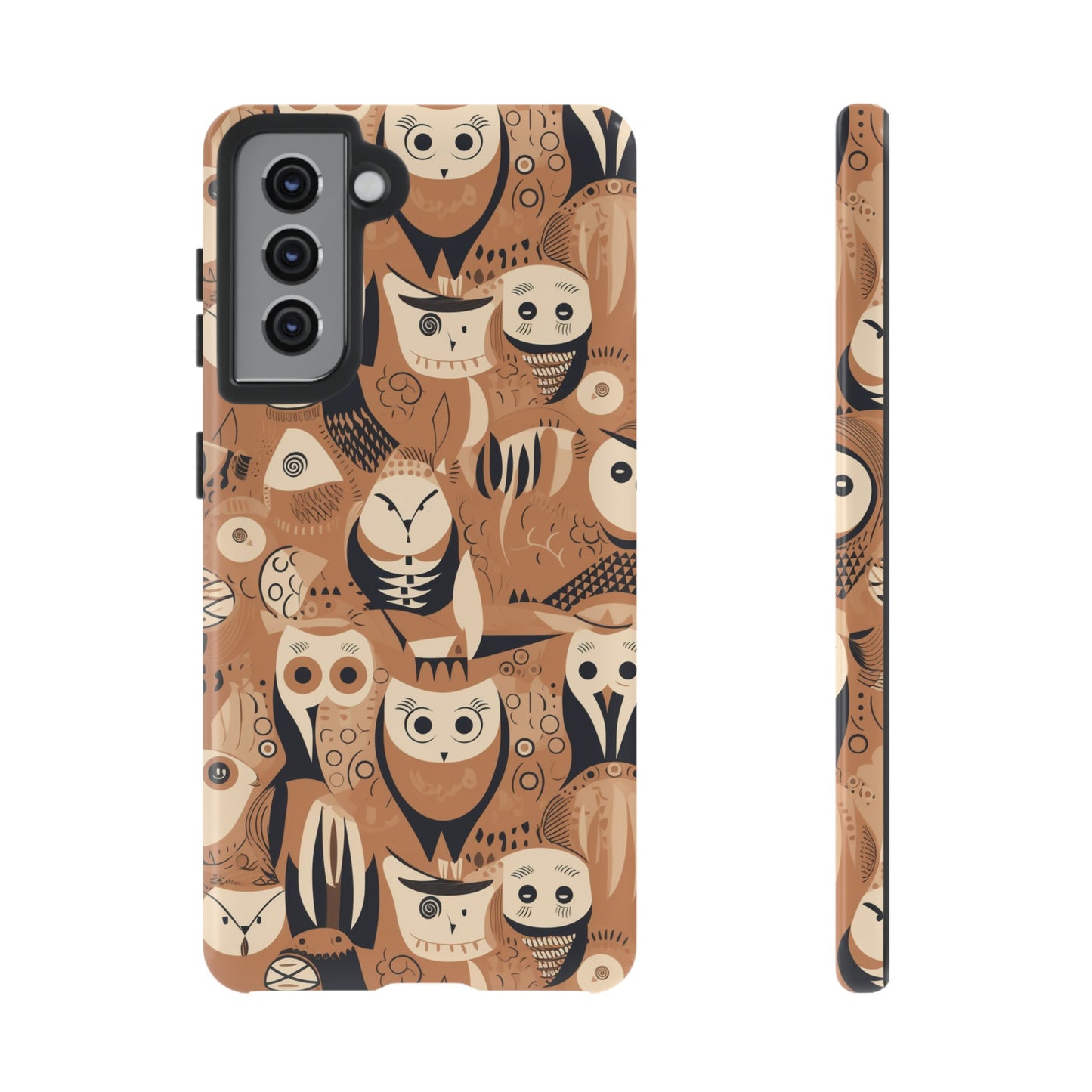 Abstract Owl - Phone Case