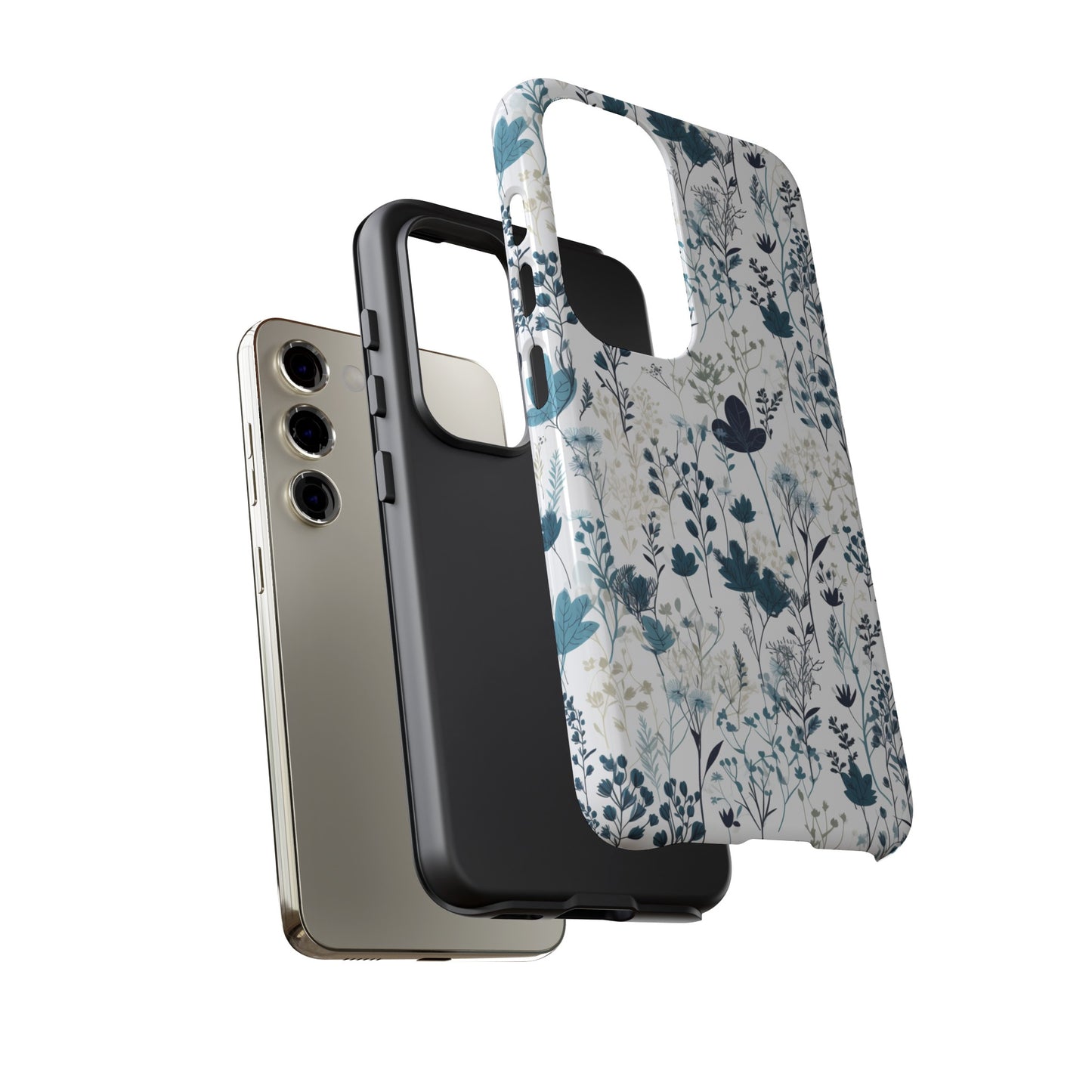 Serene Blue Wildflower - Phone Case