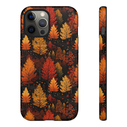 Bronzed Forest: A Chromatic Landscape - Tough Phone Case