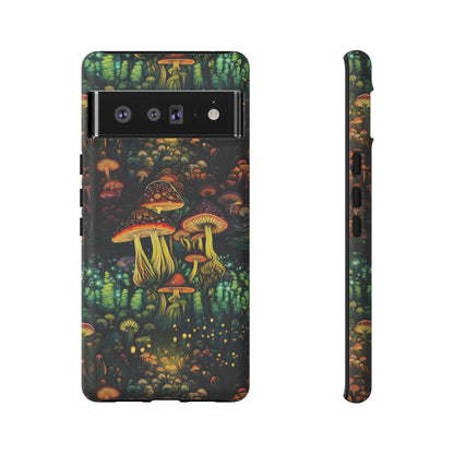 Neon Hallucinations: An Illuminated Autumn Spectacle - Tough Phone Case