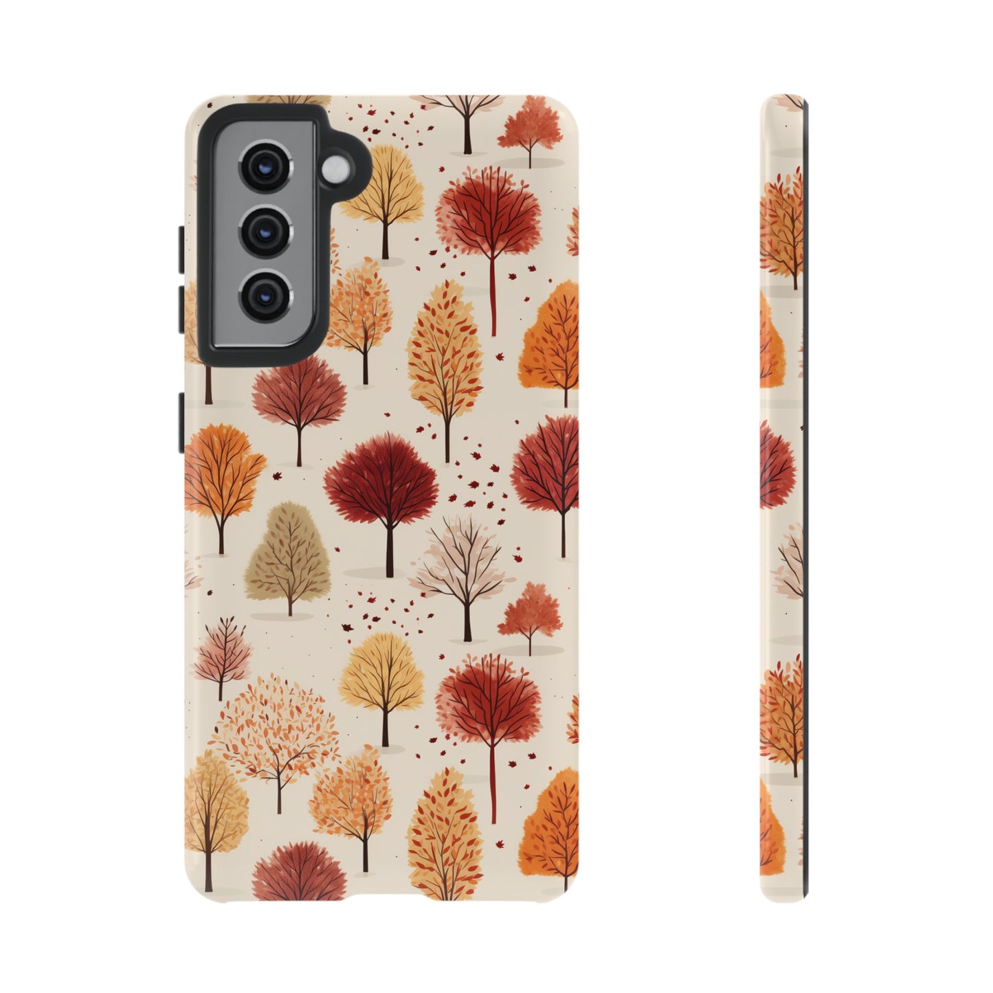 Gradient Grove: Autumn's Diverse Palette - Tough Phone Case