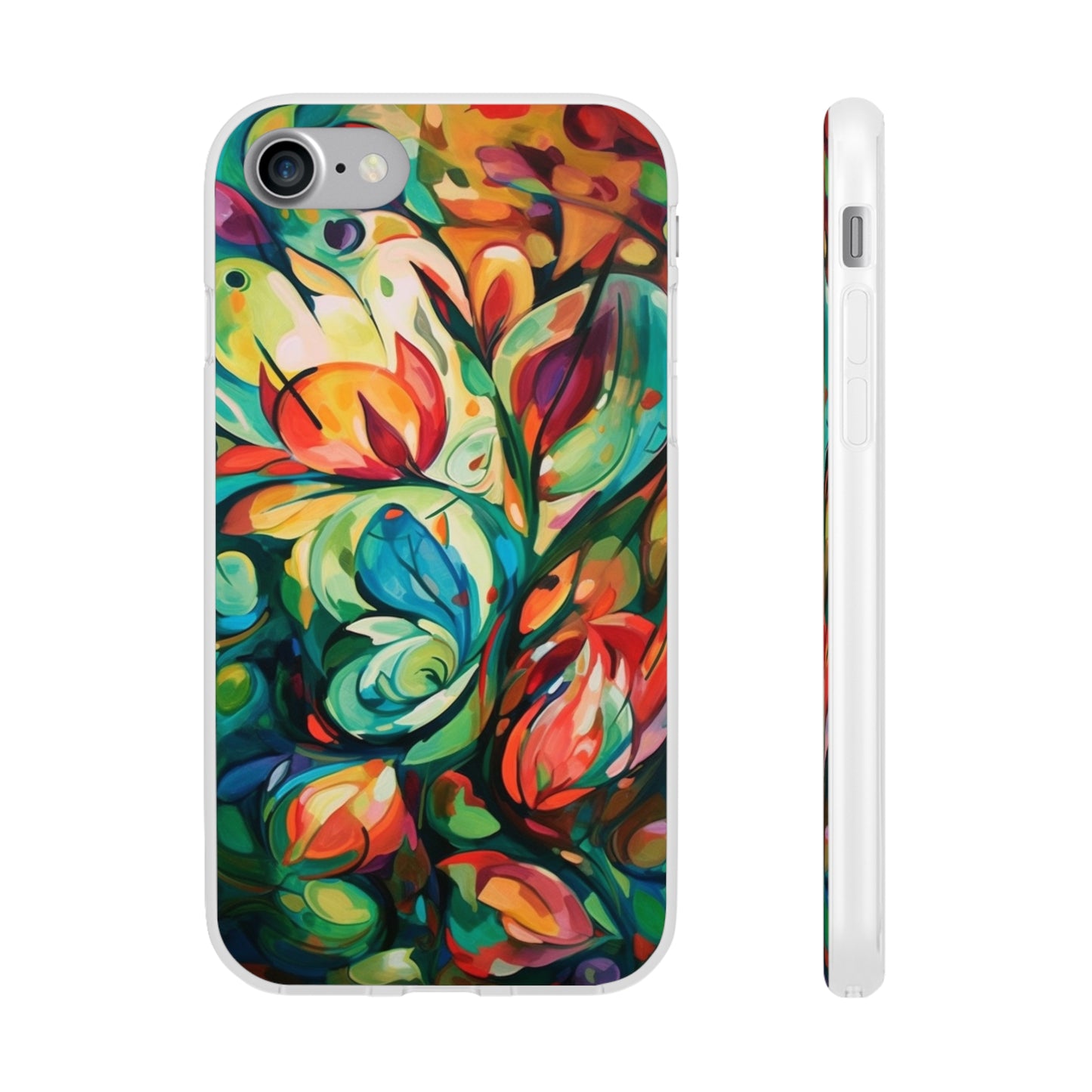 Spring Flourish Phone Case - Artistic Floral Elegance - Spring Collection - Flexi Cases Phone Case Pattern Symphony   