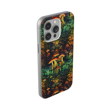 Neon Hallucinations: An Illumulated Autumn Spectacle - Flexible Phone Case