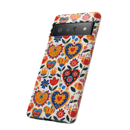 Whimsical Hearts - Phone Case