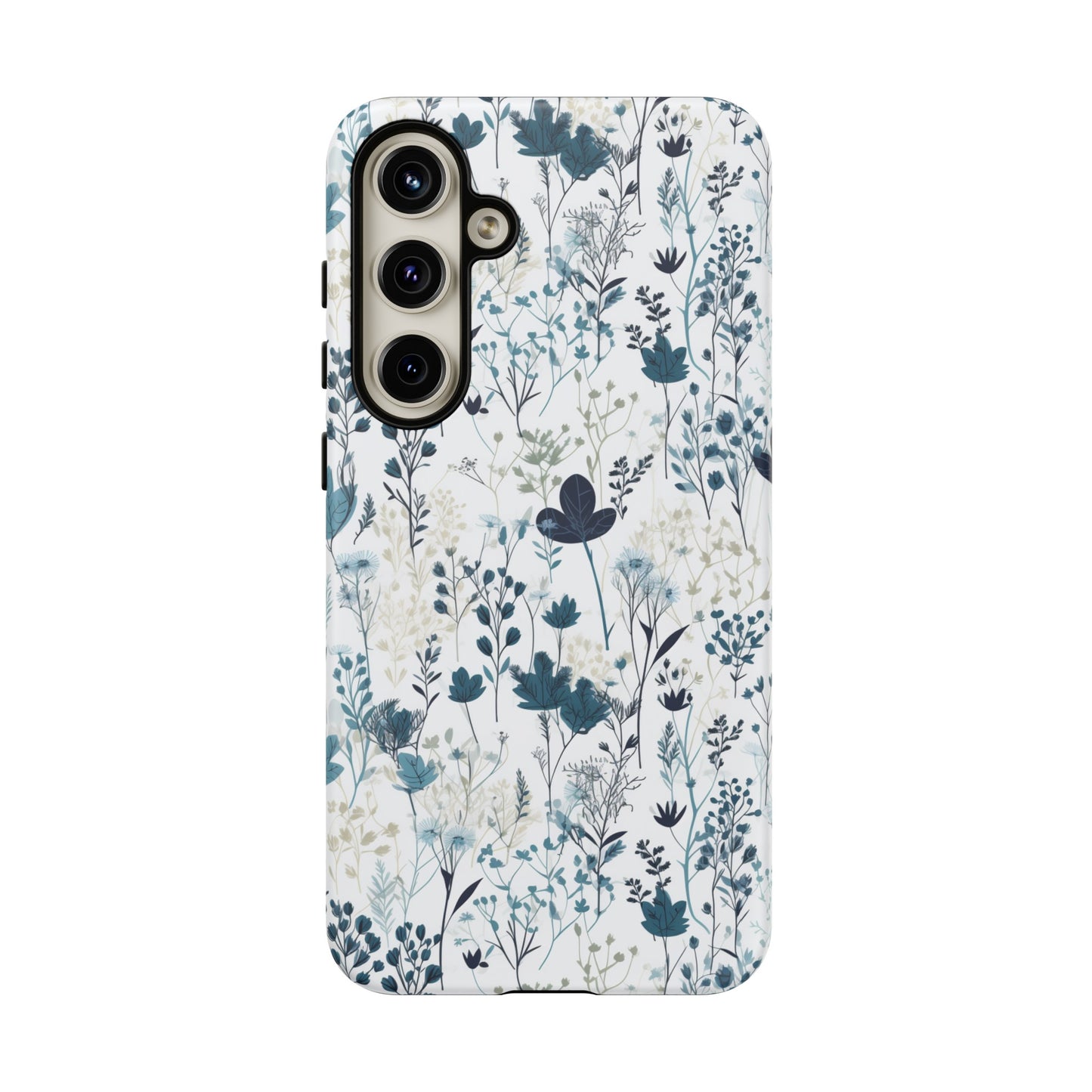 Serene Blue Wildflower - Phone Case