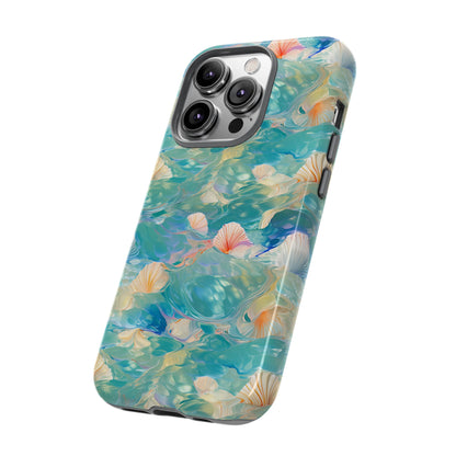 Watercolour Seashell Wonders - Protective Tough Phone Case