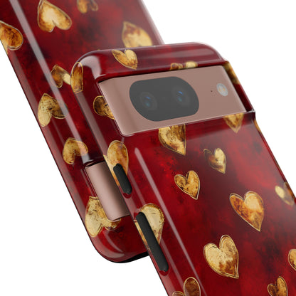 Midas Touch: Gilded Hearts - Phone Case