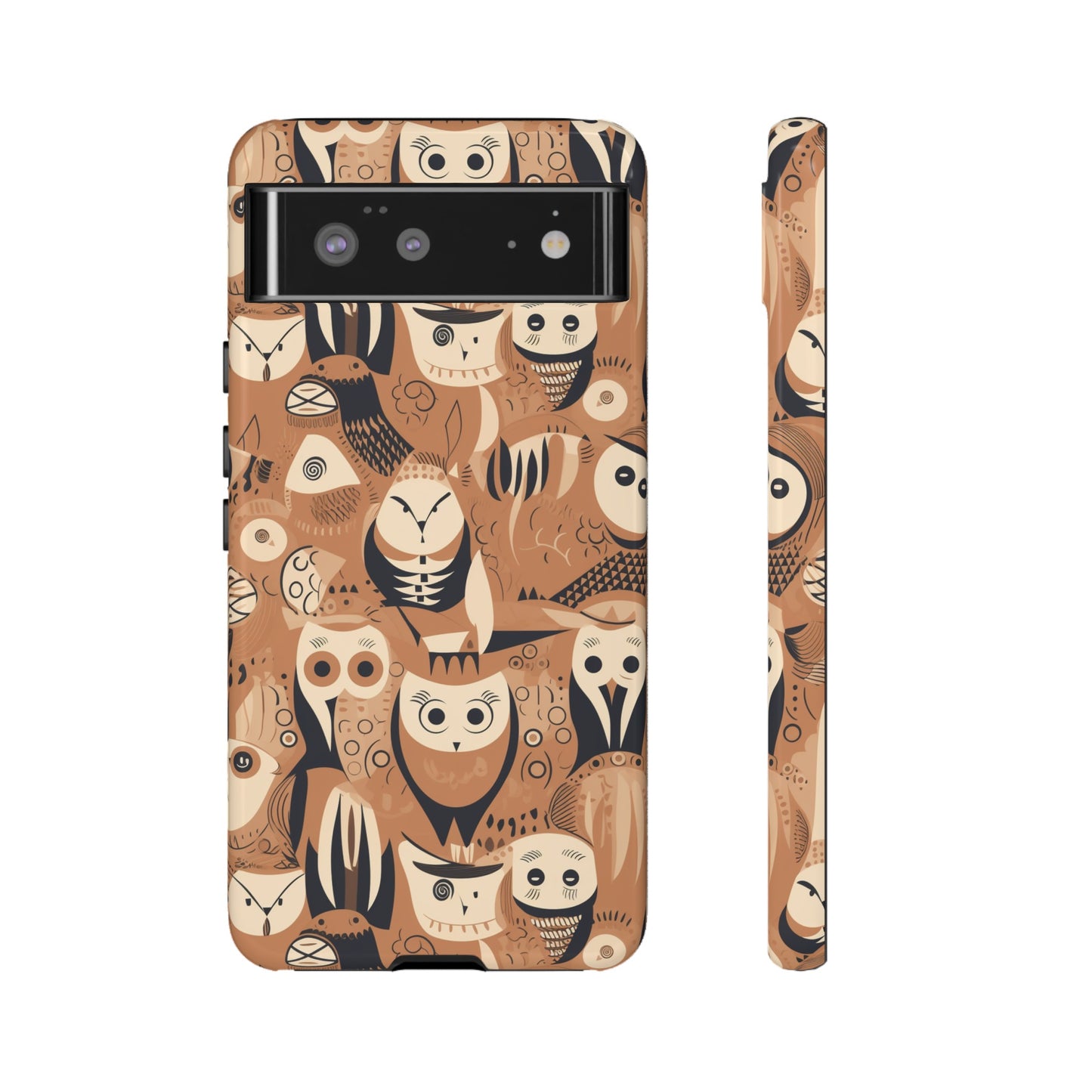 Abstract Owl - Phone Case