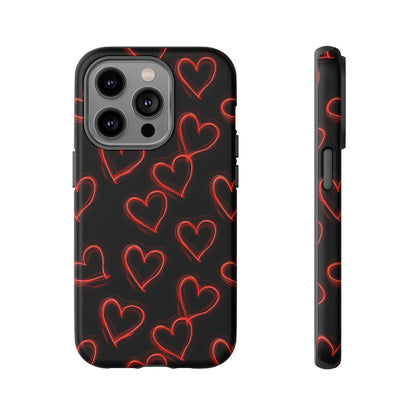 Neon Heartbeat - Phone Case