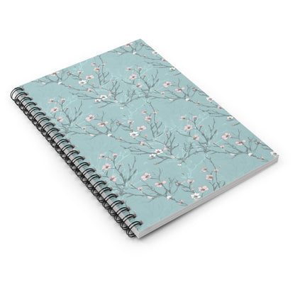 Sakura Symphony Spiral Notebook - Lined Pages with Elegant Cherry Blossom Cover Paper products Pattern Symphony   