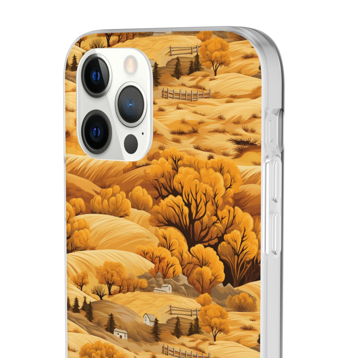 Rural Rhapsody: Early Autumn Farm Tales - Flexible Phone Case