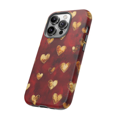 Midas Touch: Gilded Hearts - Phone Case