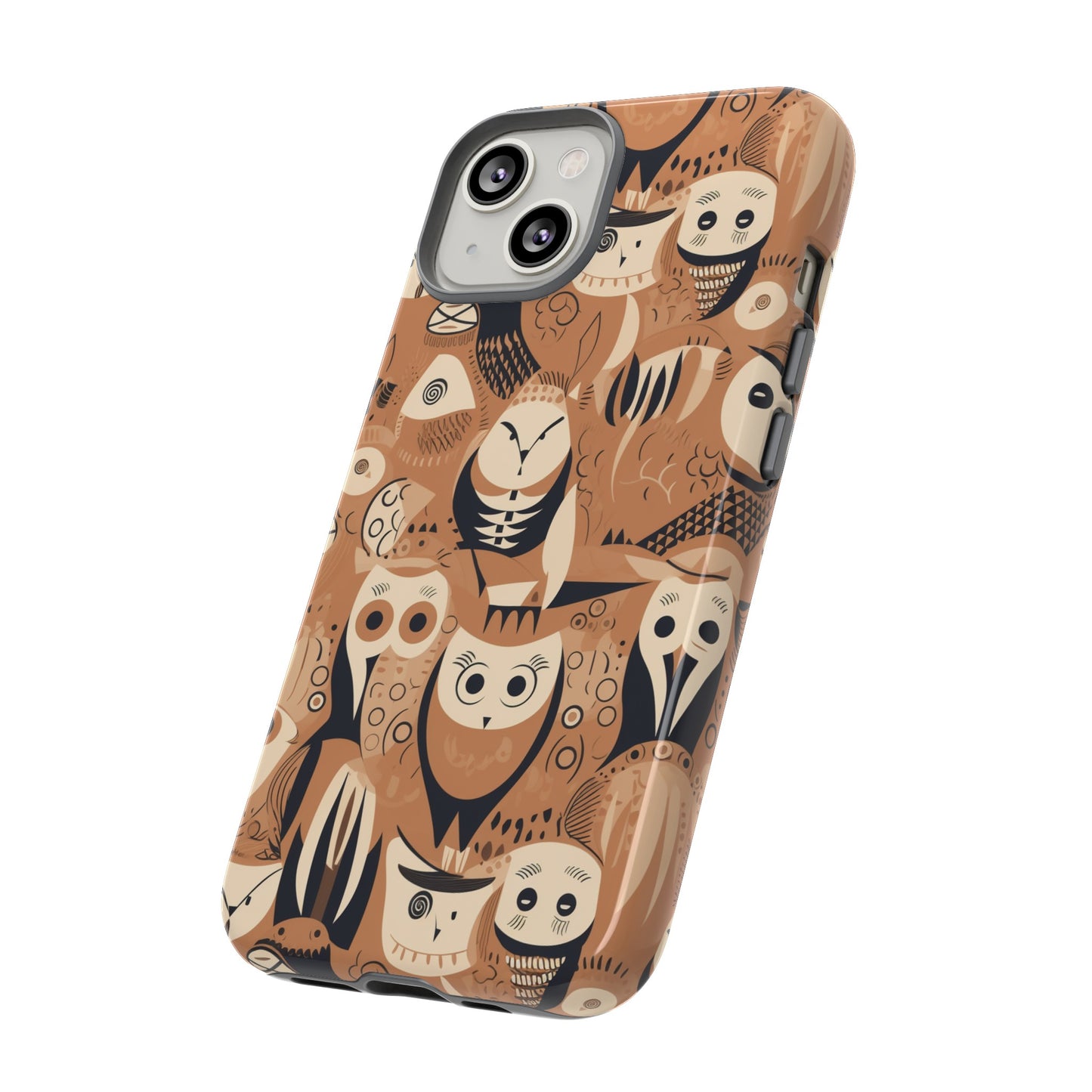 Abstract Owl - Phone Case