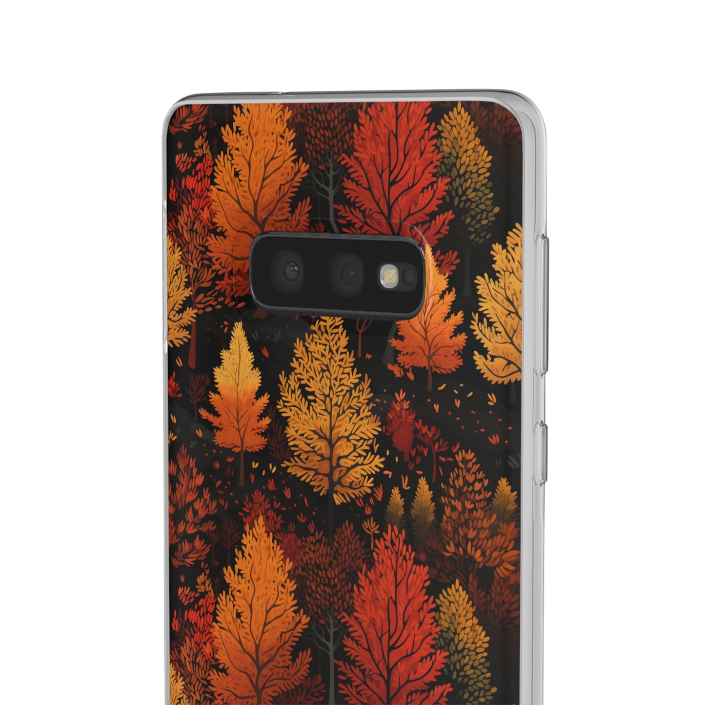 Bronzed Forest: A Chromatic Landscape - Flexible Phone Case