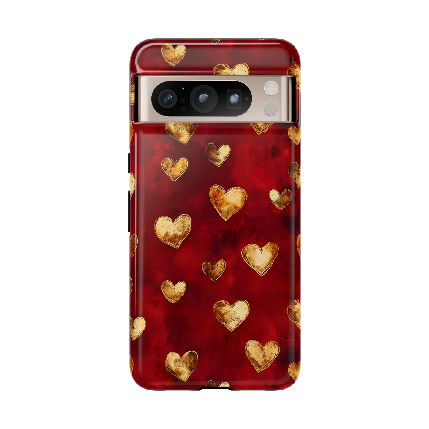 Midas Touch: Gilded Hearts - Phone Case