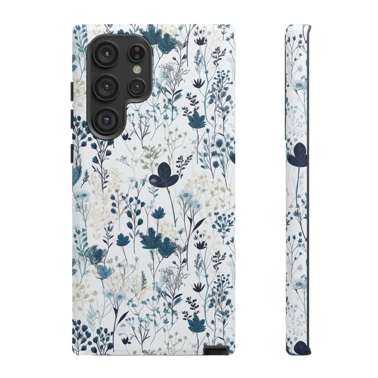 Serene Blue Wildflower - Phone Case