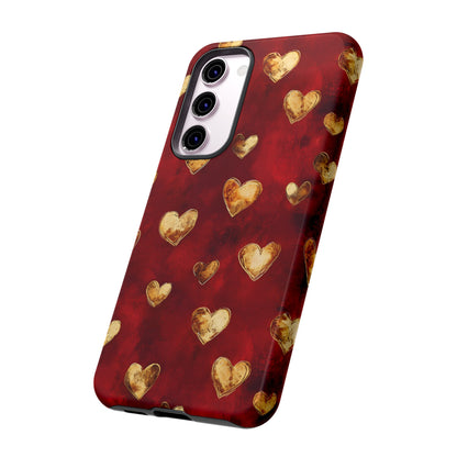 Midas Touch: Gilded Hearts - Phone Case