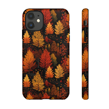 Bronzed Forest: A Chromatic Landscape - Tough Phone Case