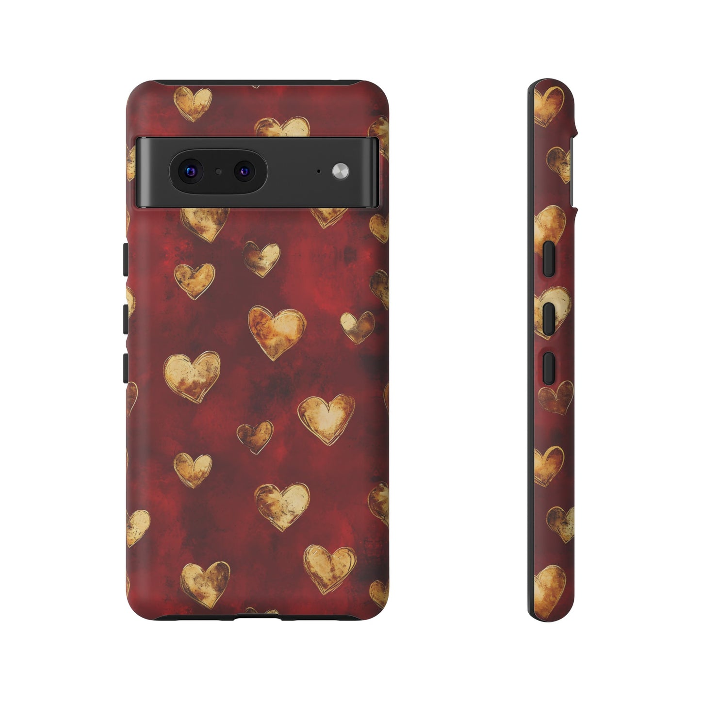 Midas Touch: Gilded Hearts - Phone Case