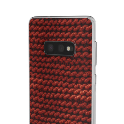 Autumn Yarn Chronicles - Warmth and Tradition in a Flexible Phone Case