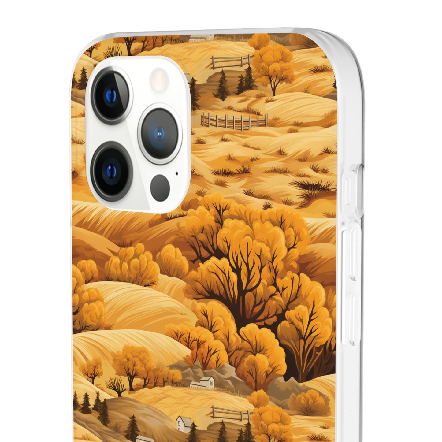 Rural Rhapsody: Early Autumn Farm Tales - Flexible Phone Case