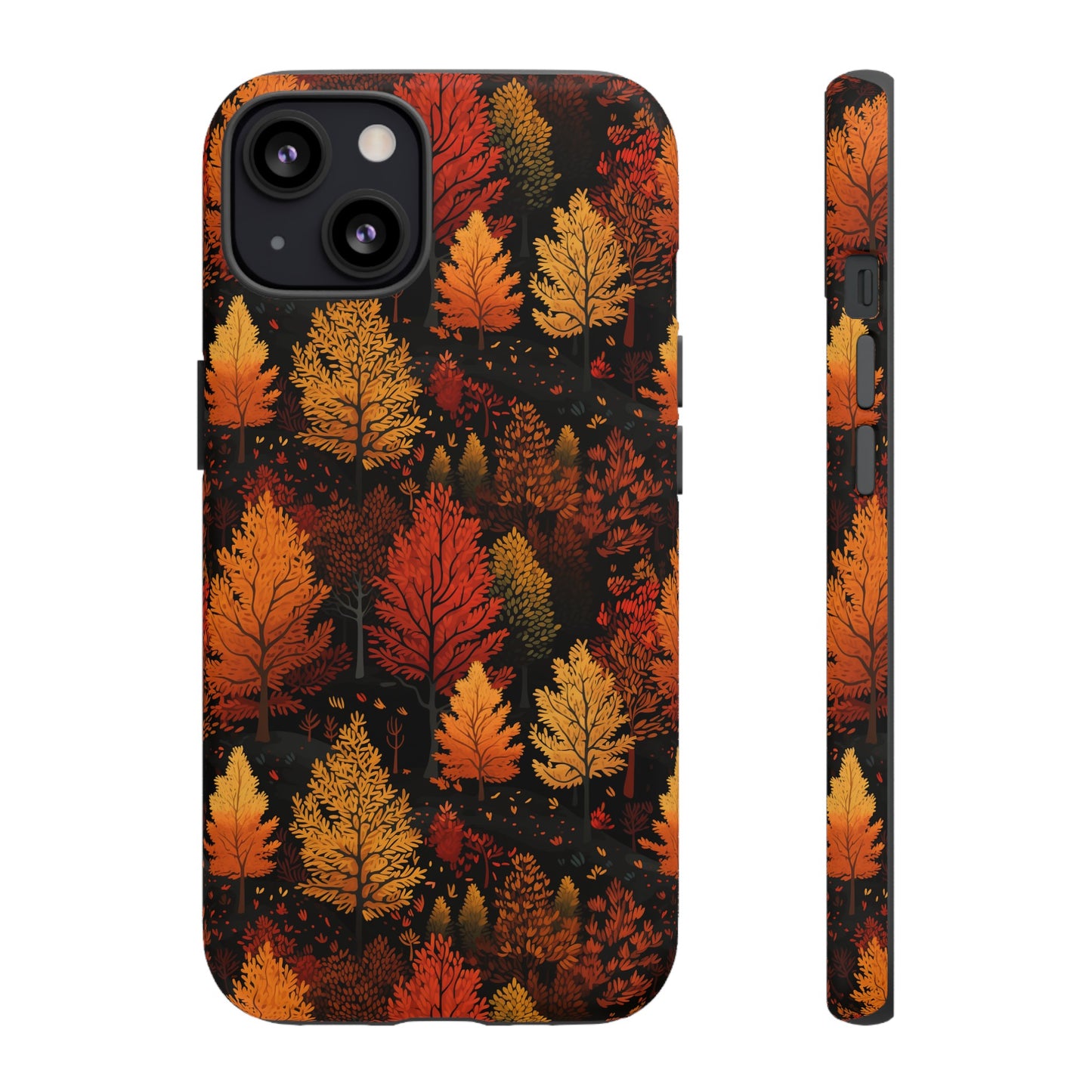 Bronzed Forest: A Chromatic Landscape - Tough Phone Case