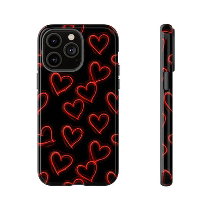 Neon Heartbeat - Phone Case