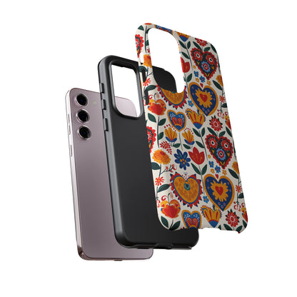 Whimsical Hearts - Phone Case