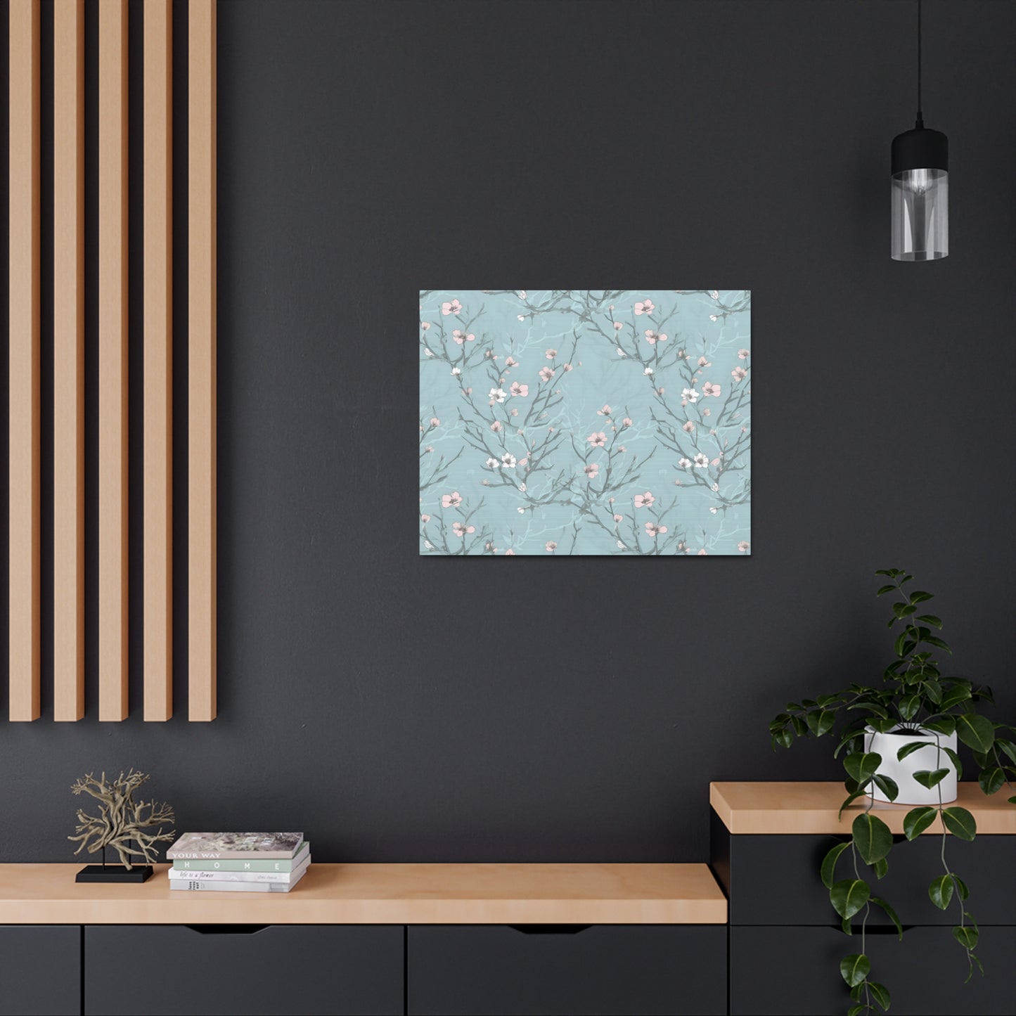 Sakura Serenity - Japanese Cherry Blossom Wall Art Canvas