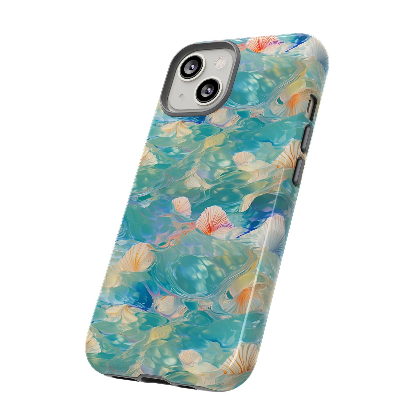 Watercolour Seashell Wonders - Protective Tough Phone Case