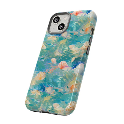 Watercolour Seashell Wonders - Protective Tough Phone Case