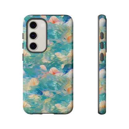 Watercolour Seashell Wonders - Protective Tough Phone Case