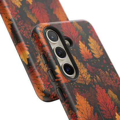 Bronzed Forest: A Chromatic Landscape - Tough Phone Case