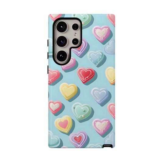 Candy Hearts - Phone Case