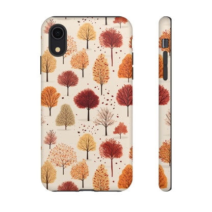 Gradient Grove: Autumn's Diverse Palette - Tough Phone Case