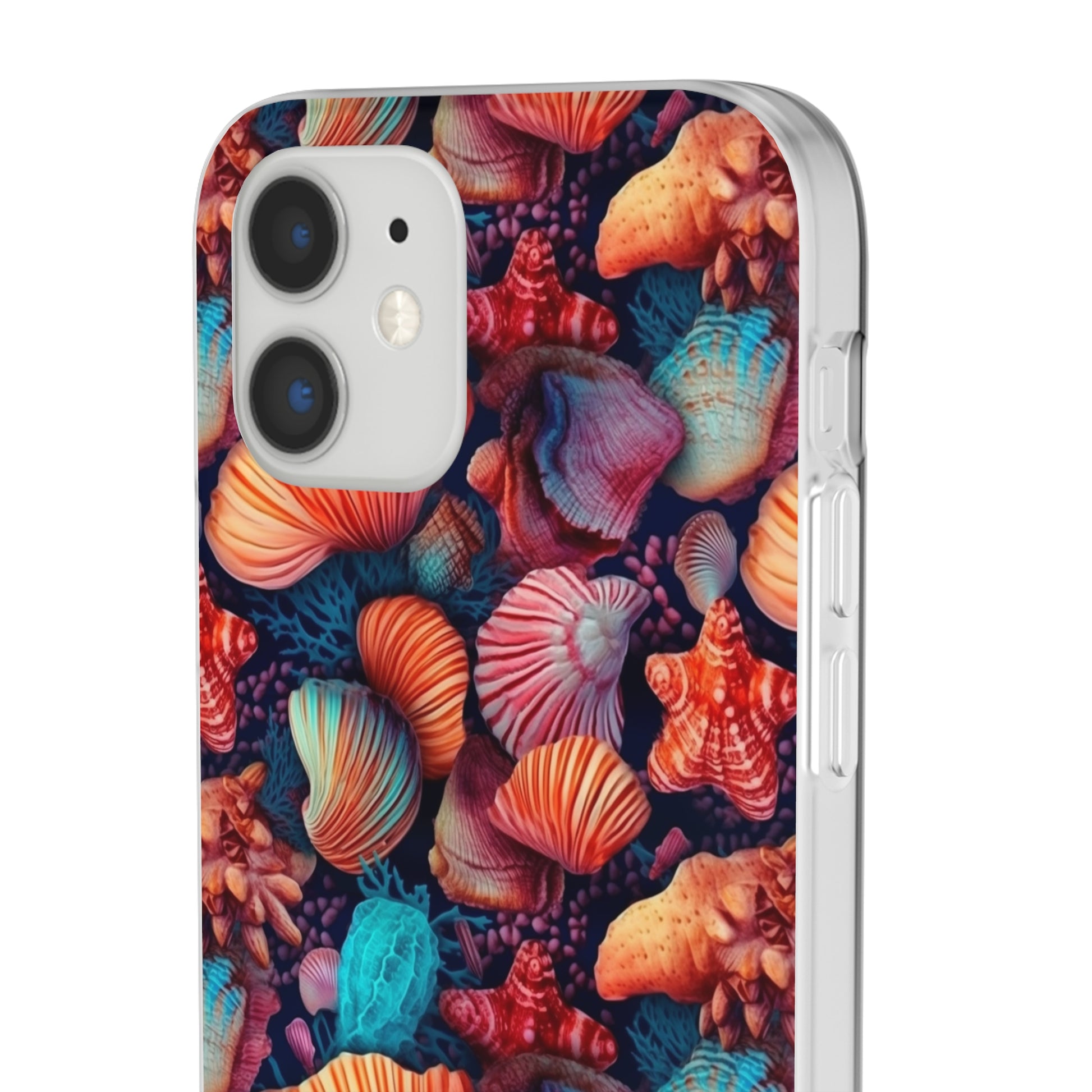 Vibrant Shallow Seascape - Flexible Phone Case Phone Case Pattern Symphony   