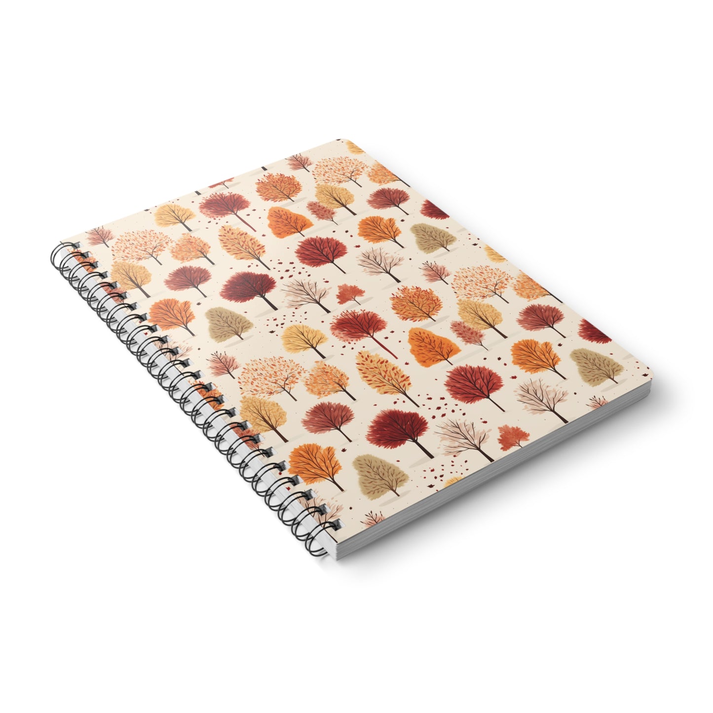 Gradient Grove: Autumn's Diverse Palette - Notebook (A5)