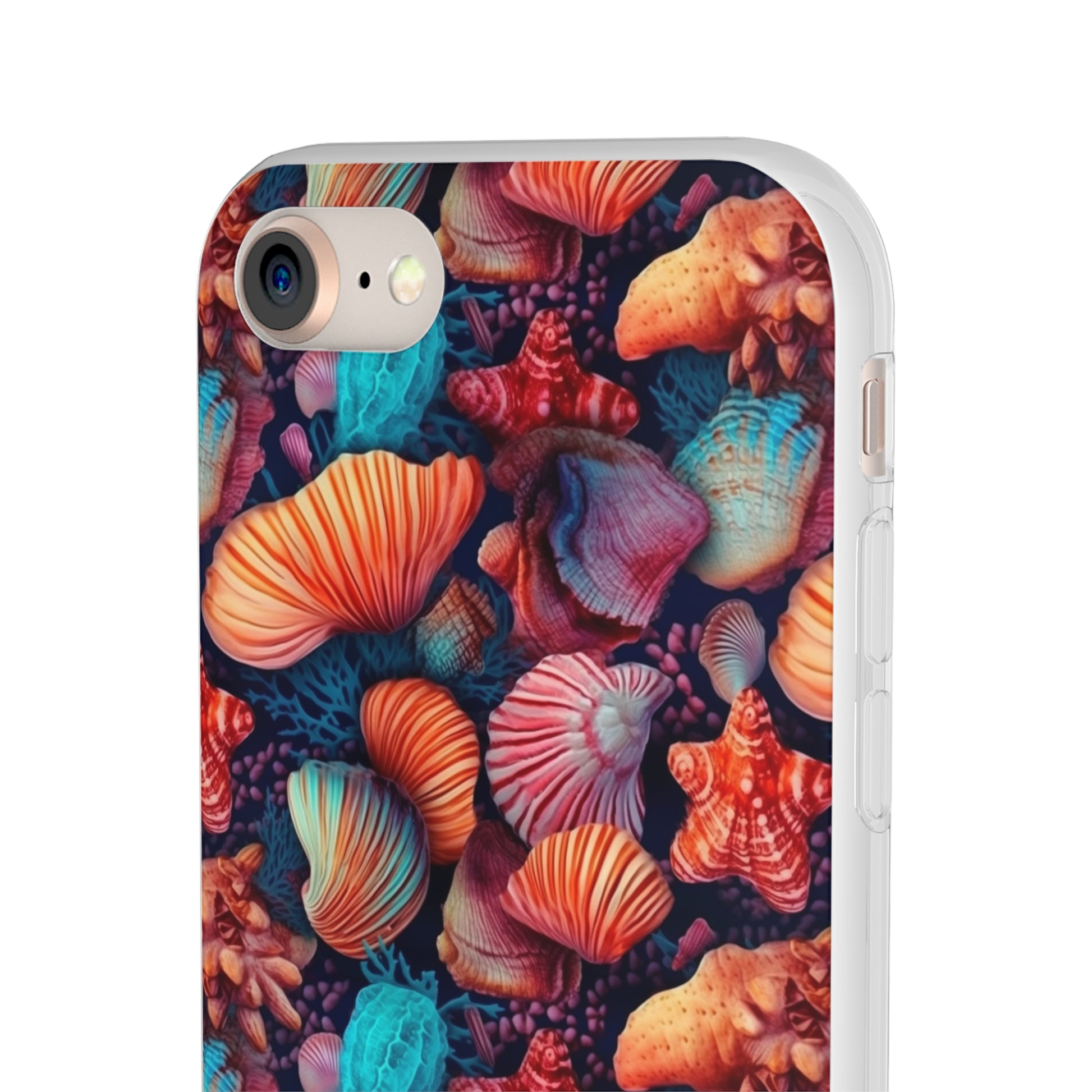 Vibrant Shallow Seascape - Flexible Phone Case Phone Case Pattern Symphony   