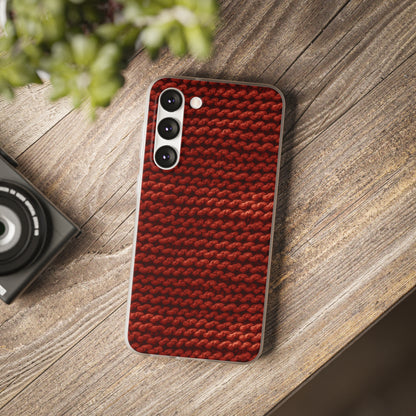 Autumn Yarn Chronicles - Warmth and Tradition in a Flexible Phone Case