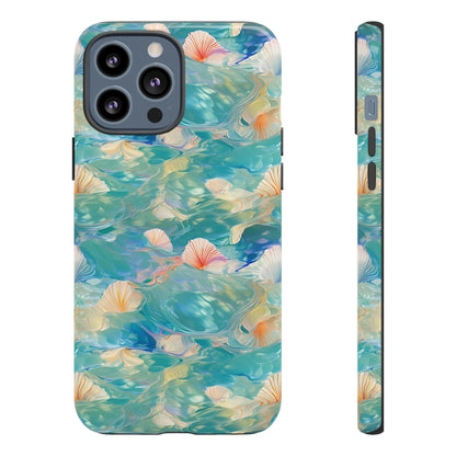 Watercolour Seashell Wonders - Protective Tough Phone Case