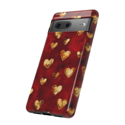 Midas Touch: Gilded Hearts - Phone Case