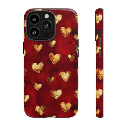 Midas Touch: Gilded Hearts - Phone Case