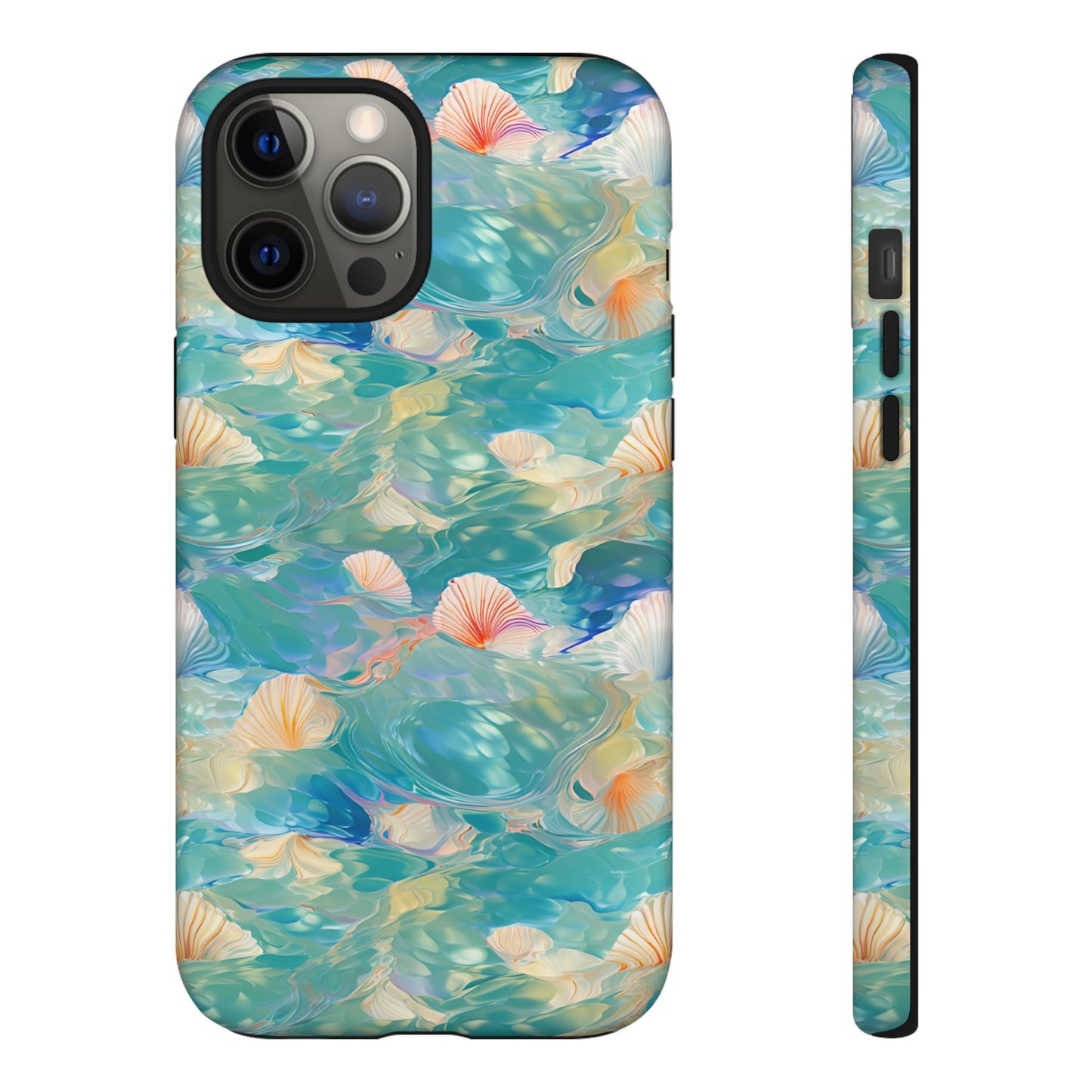 Watercolour Seashell Wonders - Protective Tough Phone Case