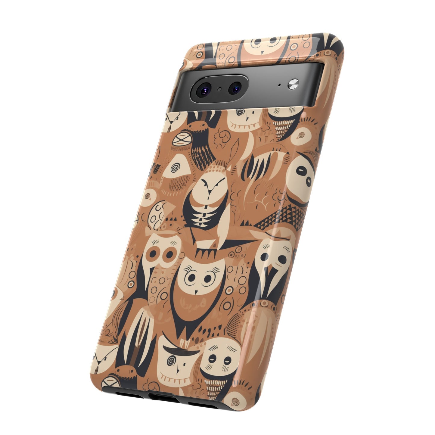 Abstract Owl - Phone Case