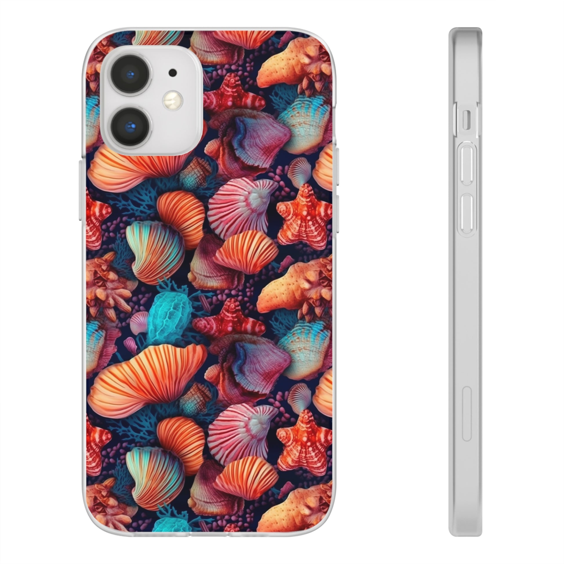 Vibrant Shallow Seascape - Flexible Phone Case Phone Case Pattern Symphony   