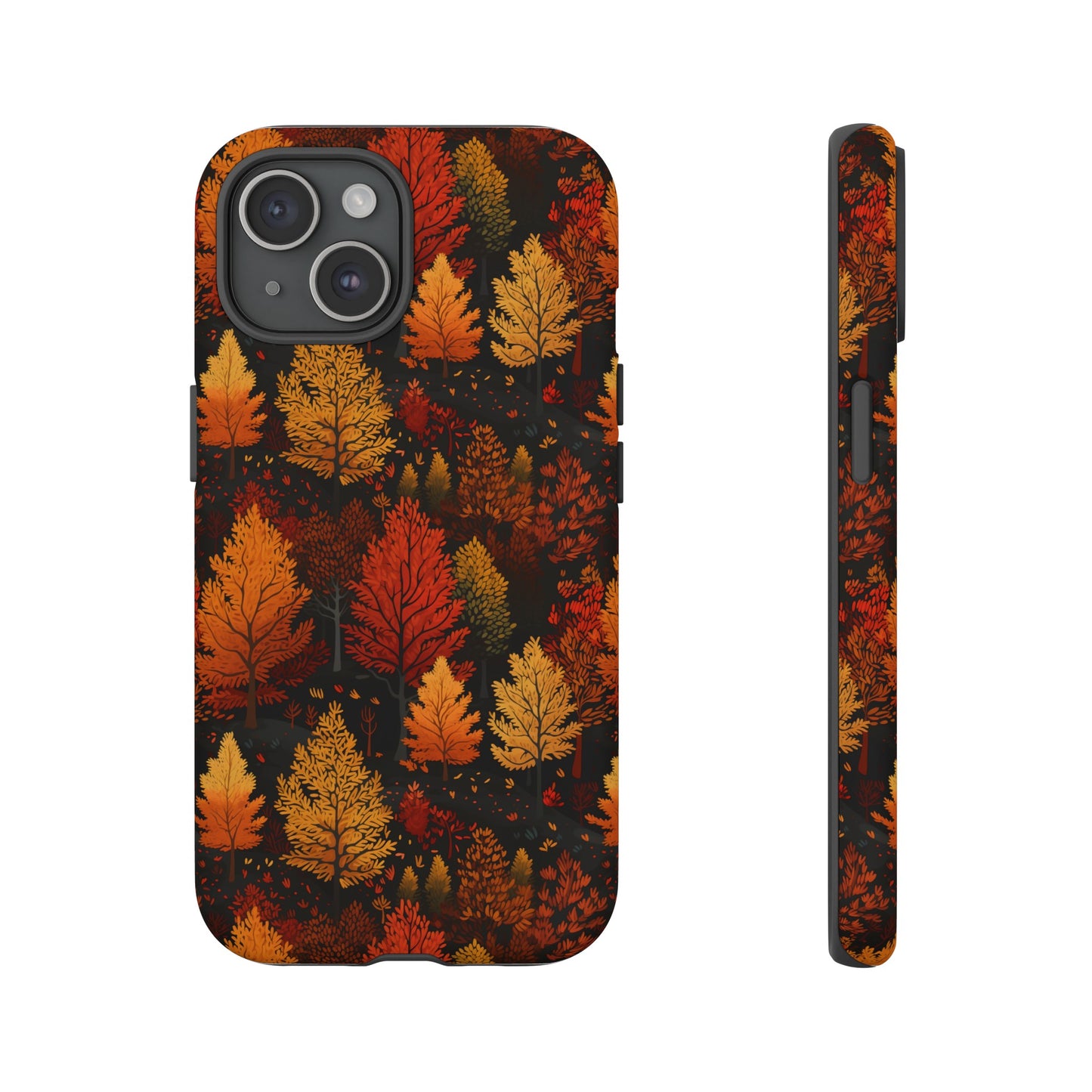 Bronzed Forest: A Chromatic Landscape - Tough Phone Case