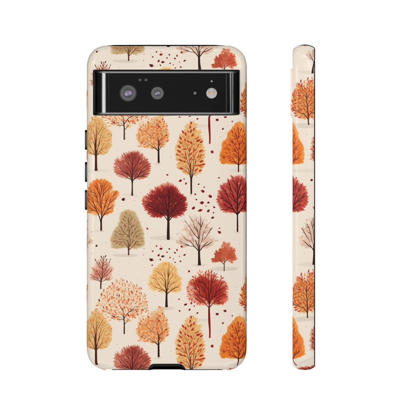 Gradient Grove: Autumn's Diverse Palette - Tough Phone Case